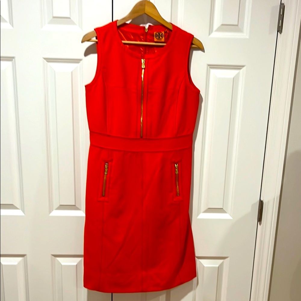 Tory Burch classic dress with gold accents